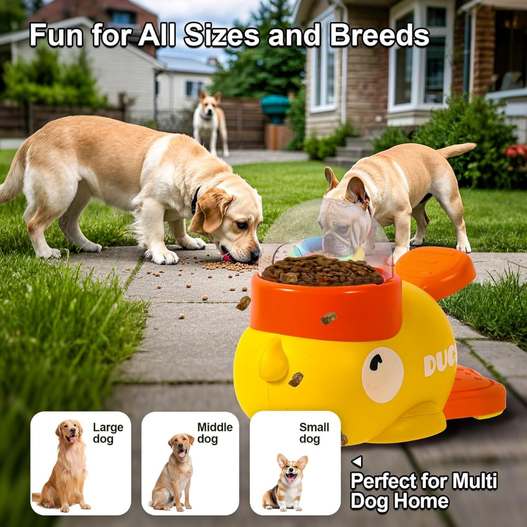 Yellow Duck-Shaped Interactive PetToy