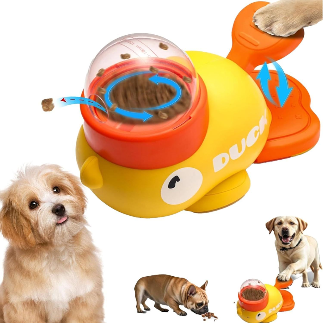 Yellow Duck-Shaped Interactive PetToy