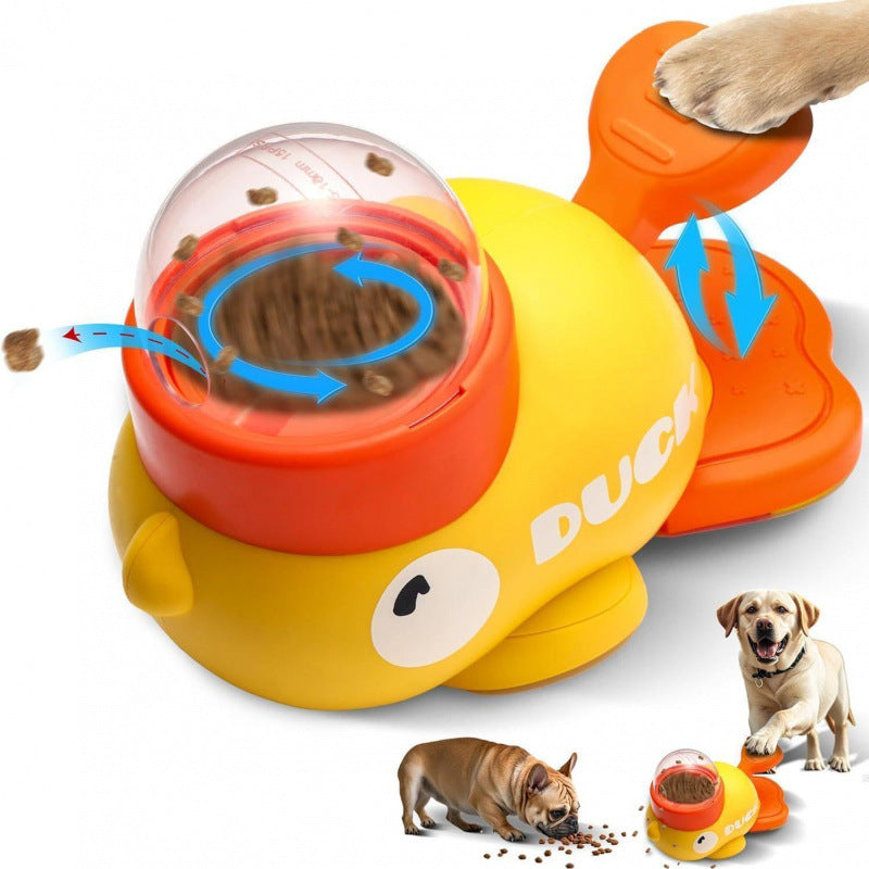 Yellow Duck-Shaped Interactive PetToy