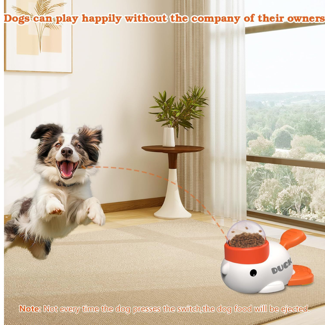 Yellow Duck-Shaped Interactive PetToy