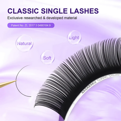 Classic Lashes Extension Matte Black