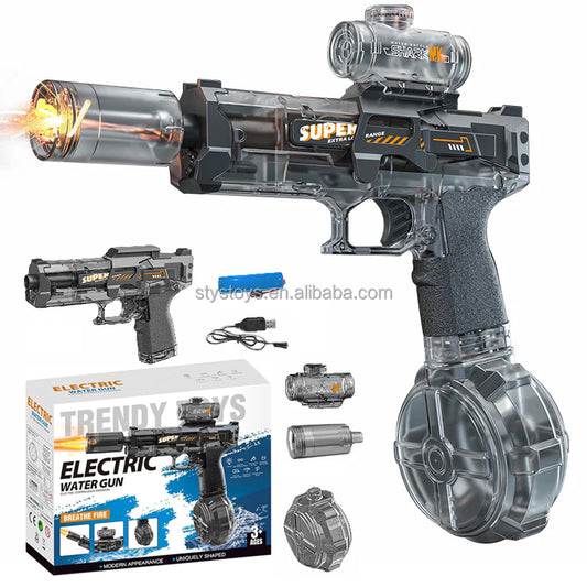 High-Pressure Electric Water Blaster – Long Range, No Pumping