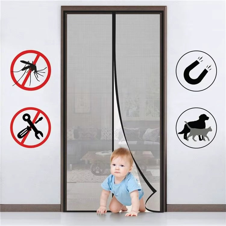Anti Mosquito Fly Curtains For Doors | Screen Magnetic Mosquito
