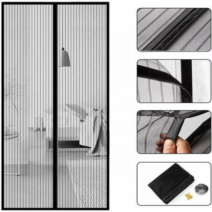 Anti Mosquito Fly Curtains For Doors | Screen Magnetic Mosquito