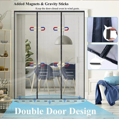 Anti Mosquito Fly Curtains For Doors | Screen Magnetic Mosquito